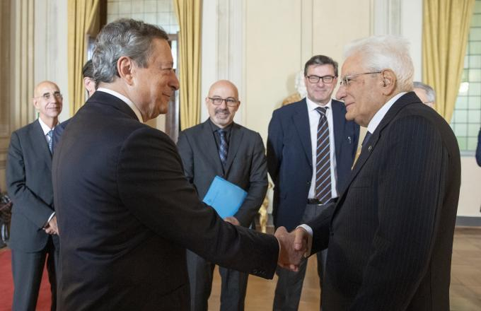 Pranzo di congedo: al Quirinale colazione di lavoro tra Mattarella e Draghi in vista del Consiglio Europeo